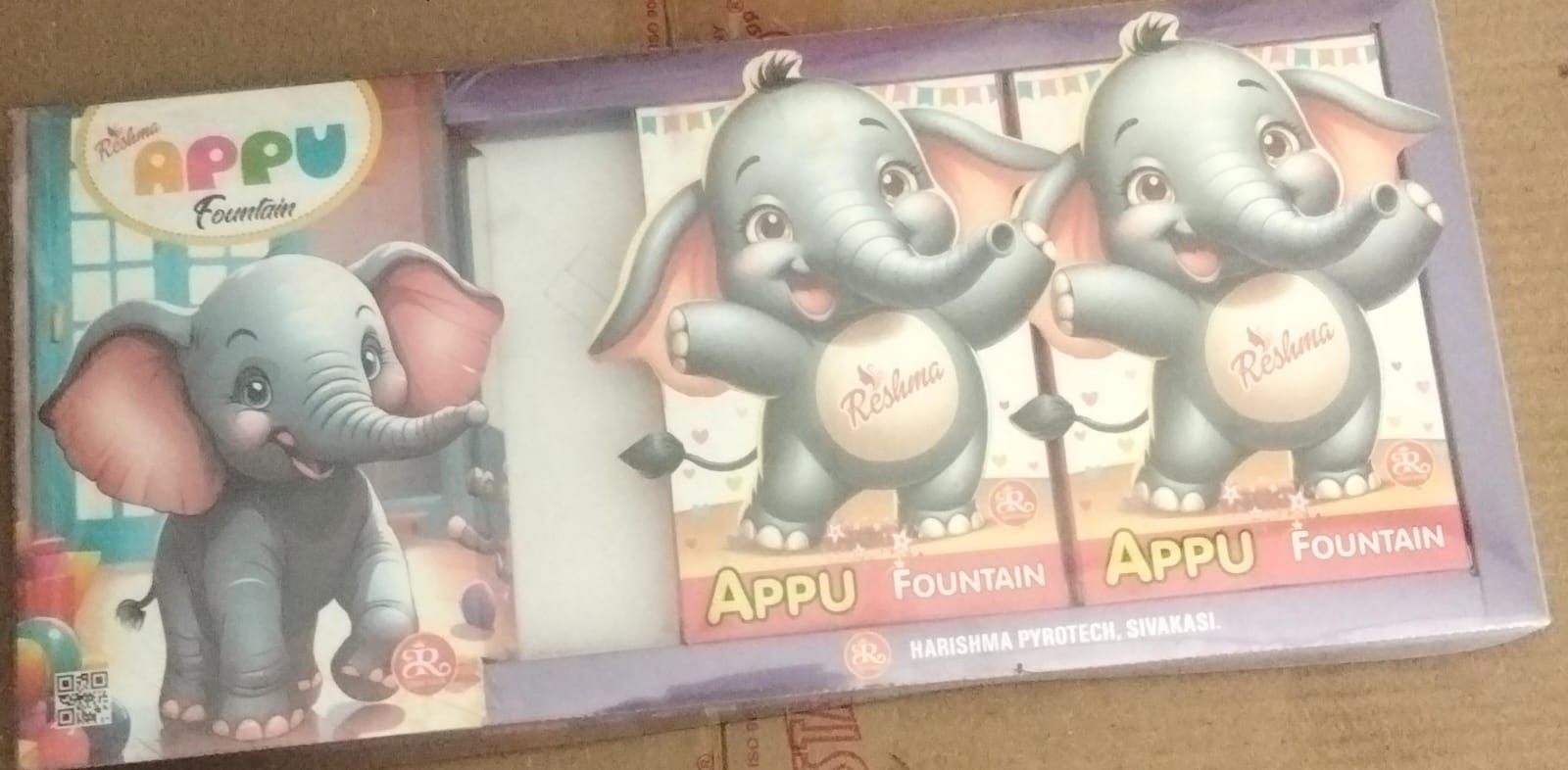 inba Crackers Fancy Twin Appu Cold Pyro Fountain